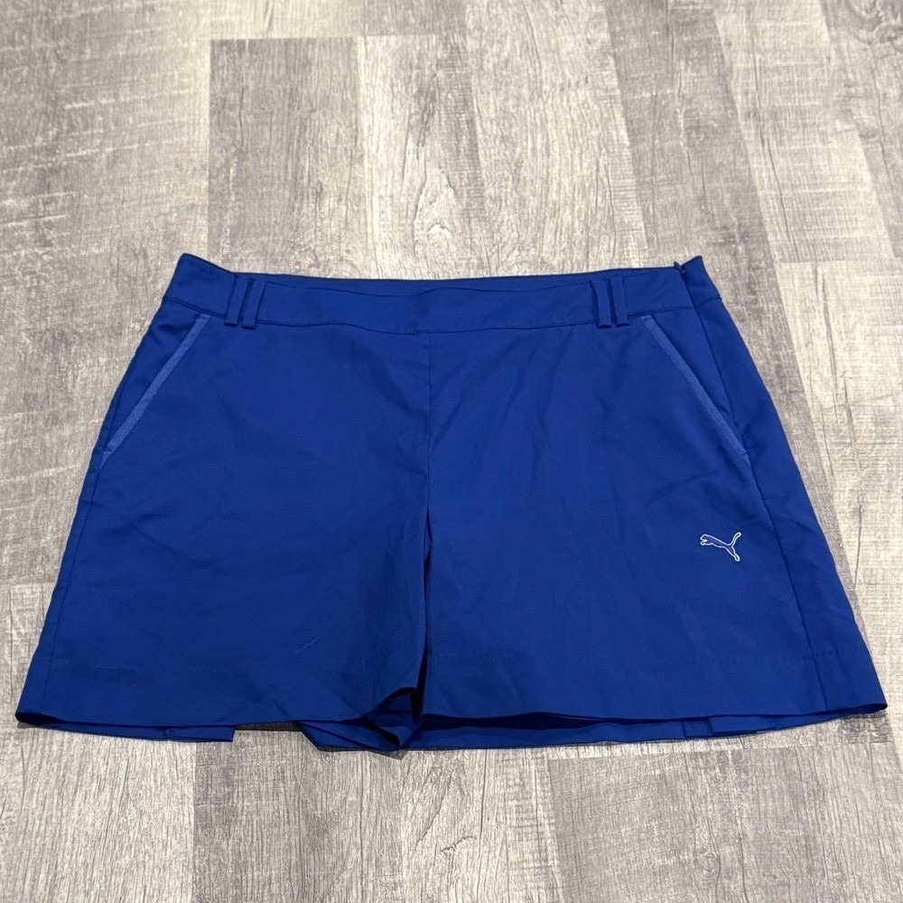 Puma Sportlifestyle Women‎ Golf Skort Size 14 Blue Stretch Active Skirt Shorts